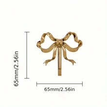 Gold Bow Hook For Wall Decor, Bowknot Brass Hook Wall Hooks For Hanging, Creative New Hook, Nordic Retro Clothes Hook, Gold Coat Hooks Wall Peg Hook