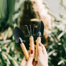 园艺铲 园艺工具3件套 绿土铲 铁锹 盆栽花铲