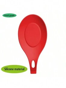 1pc Kitchen Silicone Mat Heat Insulation Pad For Spoon Pot Ladle Placement - Multicolor - View 14