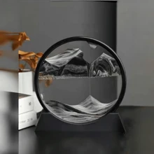 Large Size Decorative Liquid Sand Art - 3D Blue Sand Art In Motion - Multicolor - View 1