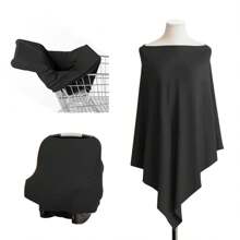 1 Stück dehnbare, atmungsaktive Stillschutzabdeckung für mehr Privatsphäre beim Stillen, vielseitige Stillschal für Babyfütterung, weiche Privatsphäre Poncho