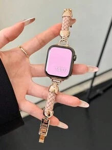 Armband für Apple Watch, kompatibel mit 38/40/41/42/44/45/46/49mm Apple Watch Series Ultra/SE10/9/8/7/6/5/4/3/2/1, Karomuster