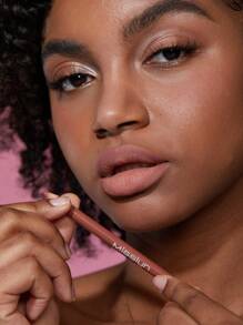 Misslyn 柔滑唇线笔，持久显色，浓郁唇色，轻松上色，唇线笔，Y2K妆容，派对海滩旅行露营户外礼物，玫瑰时尚女孩新年化妆品，角色扮演最佳旅行假期多彩校园学校迷人氛围中国新年，天然 - 135 - 查看 4