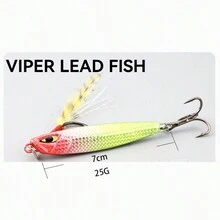 Metal Spoon Fishing Lure For Distant Long-Range Casting & Hooking Largemouth Bass, Suitable For Freshwater Vibration Bait - Multicolor - View 17