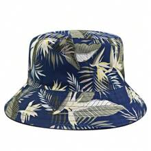 Chapéu de balde de cabeça grande com estampa dupla face para adultos, chapéus de balde para mulheres, chapéus de balde de praia para homens e mulheres, chapéu de guarda-sol de verão ao ar livre