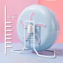 Hamster Silent Exercise Wheel - Durable Plastic Running Wheel, Suitable For Small Rodents, Hamster Cage Accessory Quiet Running Wheel (Iron Frame May Have Scratches And Paint Peeling, Which Is Normal, Please Be Aware If You Are Sensitive) - Multicolor - View 7