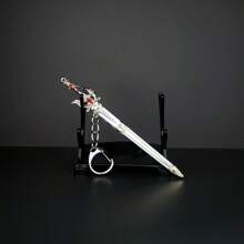 1pc Metal Sword Mini Weapon Pendant Key Chain, Decorative Ancient Metal Weapon Model, Non-Sharp Collectable Crafts - Name Classification - View 8