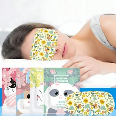 30 pièces/paquet Masque oculaire vapeur, soulage la fatigue oculaire, améliore la qualité du sommeil, masque de sommeil auto-chauffant, prend soin des yeux, masque oculaire chaud jetable, apaise la peau de la zone oculaire, élimine les cernes, contrôle de température constante, chauffage extra long, convient pour l'école, la rentrée scolaire, les voyages, la maison et autres occasions, masque oculaire, masque de sommeil