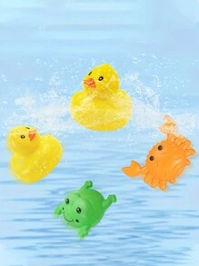 1 set de juguete de pesca en el agua, juego de agua divertido y lindo, juguete de baño con animales, regalo de Halloween y Navidad