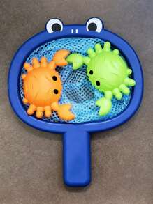 1 set de juguete de pesca en el agua, juego de agua divertido y lindo, juguete de baño con animales, regalo de Halloween y Navidad