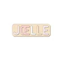 Customizable Wooden Puzzle With Multilingual Name & 3D Letters:A Perfect Present For Kids On Birthdays, Christmas, Easter, And Baptism,Suitable As A Child's First Birthday Gift.Montessori And Customized Educational Toy,A Wonderful Choice For Various Celebratory Occasions.