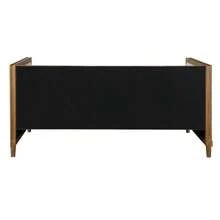 Beige Fabric Upholstered 1pc Day Bed Light Oak Bed Frame Nailhead Trim Bedroom Furniture Mattress Ready Twin Day Bed - 彩色 - 查看 6