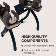 Centr By Chris Hemsworth Smart Stack Adjustable Dumbbell Stand With 3 Month Center Subscription - Black - View 3