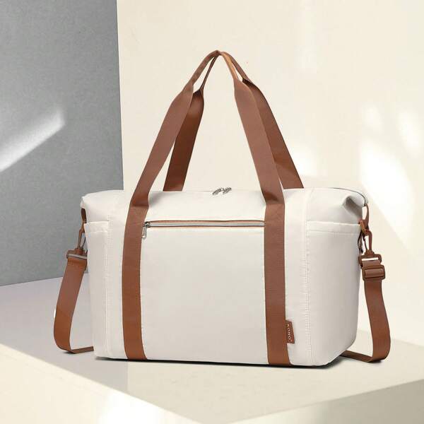 KONO Leichte wasserabweisende Sporttasche Große Reisetasche mit Nass- und Trockenfach Multifunktionale Übernachtungstasche für Damen und Mädchen Outdoor Fitness Urlaub Wochenendtasche Weihnachtsgeschenk