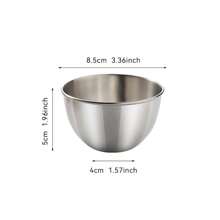 10 Peças Tigelas de Molho de Aço Inoxidável, Mini Pratos de Condimento, Tigelas Redondas para Aperitivos, Molhos, Lanches, Conjunto para uso em Restaurante/Hotel, Suprimentos Escolares