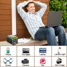 SBAOH Portable Power Station P201,148Wh Backup Lithium Battery, Solar Generator For Outdoors Camping Travel Hunting Blackout