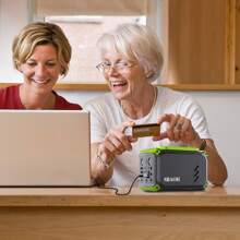 SBAOH Portable Power Station P201,148Wh Backup Lithium Battery, Solar Generator For Outdoors Camping Travel Hunting Blackout