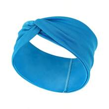 Europa und USA Mode breite Kante Stirnband verknotetes Kreuz Stirnband zweifarbiges Stirnband Krone Haarschmuck, Turban Stirnband, Schweißband