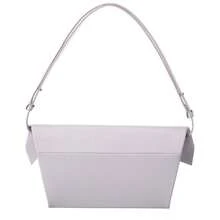 Maison Margiela Snatched Leather Shoulder Bag - Màu tím - Xem 2