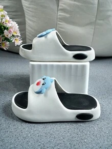 New Children's Non Slip Slippers With High Aesthetic Value, Soft Sole For Home Use, Thick Sole, Simple EVA, Can Be Worn Externally