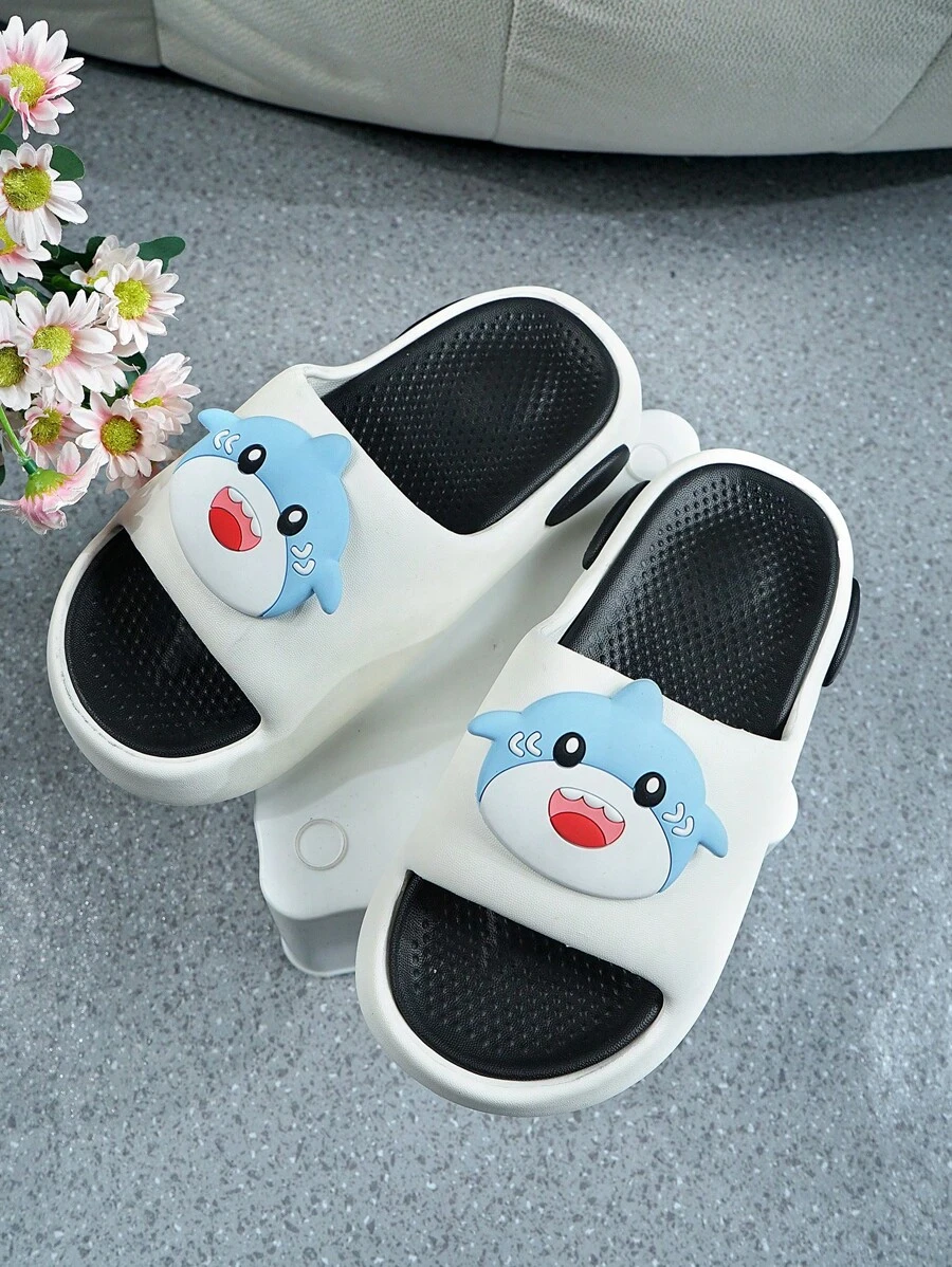 New Children's Non Slip Slippers With High Aesthetic Value, Soft Sole For Home Use, Thick Sole, Simple EVA, Can Be Worn Externally
