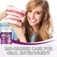 9D 紫色牙粉 男女深层清洁粉 小苏打深层清洁抛光牙膏 清新口气，让牙齿每天更亮 让您的笑容更加灿烂 便携式旅行配方 - 彩色 - 查看 11