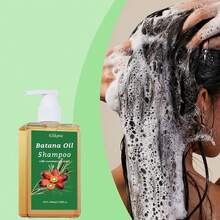1pc BATANA OIL & SHAMPOO SET - Solid Batana Oil, Quickly Smoothes Frizz And Improves Dry Split Ends, Perfect For Dry Hair Care! - Green - View 9