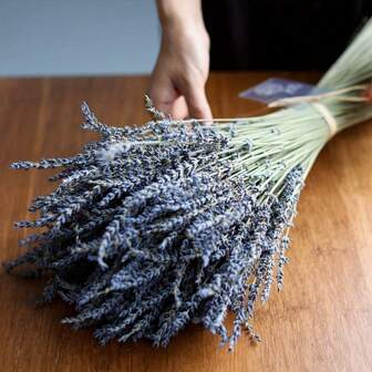 110/200 件豪华干薰衣草花束 - 多功能花卉装饰，适用于家庭、婚礼、办公室、派对、DIY 礼物和所有节日，天然香味和芳香氛围