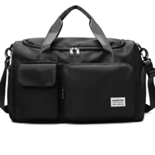 Bolsas Bolsa De Viagem Multifuncional Dobrável De Grande Capacidade Impermeável bolsa para viagem bolsa viagem BOLSA MALA 8206 - Preto - Visão 4
