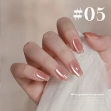 MIANEL 12毫升/瓶 冬季热销花状缎面猫眼凝胶指甲油 2026新款冰透明裸色玻璃珠猫眼石指甲油 白色指甲油 美甲用品 粉色指甲油 蓝色指甲油 新年指甲油 冬季指甲油套装 纯色指甲油 美甲用品 美甲沙龙专用 - 彩色 - 查看 6