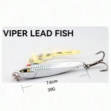Metal Spoon Fishing Lure For Distant Long-Range Casting & Hooking Largemouth Bass, Suitable For Freshwater Vibration Bait - Multicolor - View 22