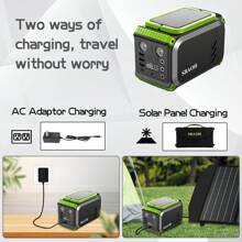 SBAOH Portable Power Station P201,148Wh Backup Lithium Battery, Solar Generator For Outdoors Camping Travel Hunting Blackout