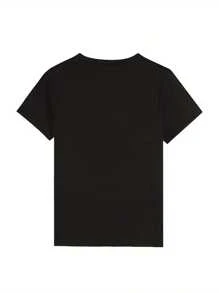 It's Day French Fries Graphic Printed T-Shirt, Women's Round Neck Short-Sleeved Top, Soft And Breathable, Suitable For Outdoor Sports, Comfortable And Casual Clothing