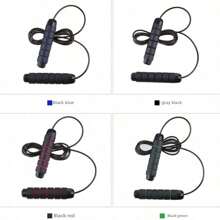 Weight-Bearing Steel Wire Bearing Skipping Rope Fitness Student Skipping Rope High School Entrance Examination Professional Sports Skipping Rope - 紅色 - 查看 4