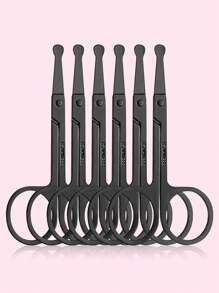 1 件彩色钛金、黑色和银色不锈钢眉毛剪刀用于指甲、胡须、面部毛发和眉毛,修眉剪,小剪刀,高品质粗眉剪,方便化妆造型,十字绣绣花剪刀,黑色美容剪刀,修眉剪和化妆工具,日常使用的必备工具,适合新手,也是专业化妆师的必备品。 - 彩色 - 查看 18