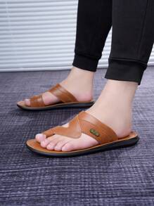 新款夏季男士拖鞋，休闲日常家居平底凉鞋，时尚百搭人字拖，适合青少年夏季休闲或户外运动或度假旅行或毕业礼物或生日礼服配饰 - 查看 10