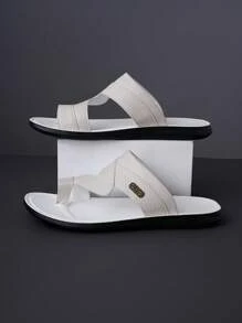 新款夏季男士拖鞋，休闲日常家居平底凉鞋，时尚百搭人字拖，适合青少年夏季休闲或户外运动或度假旅行或毕业礼物或生日礼服配饰 - 查看 2