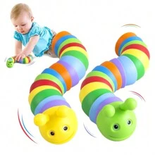 1 Stück Stressabbau-Raupensensorialspielzeug, weiches Fingerspitzen-Schneckenspielzeug, Sensorialspielzeugset für Erwachsene, Kinder und zappelige Kleinkinder (einige Farben werden zufällig versendet)