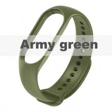 1 dây đeo thay thế bằng silicon mềm chính hãng tương thích với Mi Band 5/6/7, dây đeo cổ tay cho Mi Smart Band 6 7 Sports Tracker, phụ kiện cho nam nữ học sinh - Mi Band 5/6/7 - Xem 12