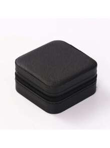 Black Jewelry Box, Mini Jewelry Box, Travel Jewelry Storage Box, Suitable For Earrings, Necklaces, Jewelry Accessories Box, Wedding Decoration Storage Container Wedding, Jewelry Storage Box