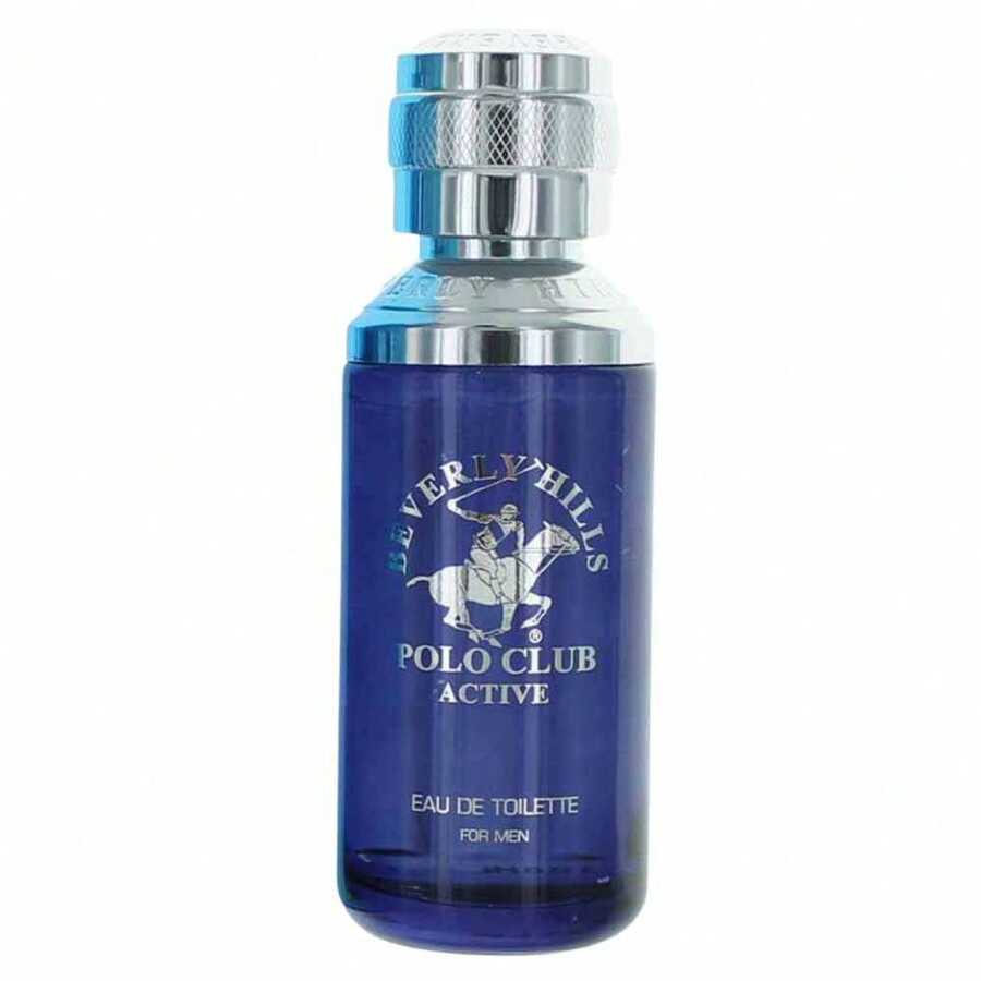 Beverly Hills Active Eau De Toilette For Men  3.4oz