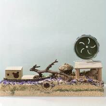 Hamster Silent Exercise Wheel - Durable Plastic Running Wheel, Suitable For Small Rodents, Hamster Cage Accessory Quiet Running Wheel (Iron Frame May Have Scratches And Paint Peeling, Which Is Normal, Please Be Aware If You Are Sensitive) - Multicolor - View 5