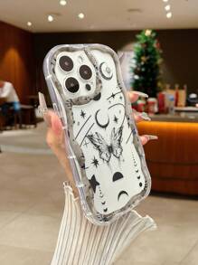Artistic Cream Wavy Edge, Oil, Crescent Moon, Butterfly, Beaded Handmade Bracelet Print Protective Phone Case Compatible With IPhone 16,16 Pro, 16 Plus, 16 Pro Max, 15 Pro Max, 15, 15 Pro Max, Apple P13, P14, P11, P12, XS, XR, 7/8P, 7/8 GES2, A50, A12, A32, A52, A72, A51, A21S, A13, A14, S22 Ultra, S23, A33, A53, S20 FE, Redmi 11 Youth, 12 Pro, 12, 12X, Note 11, 9A, 9C, Poco X3 NFC, Redmi 10, Redmi 9, 12C, Note 11 Pro, Redmi 10C, Note 8 Pro Phone Case Cover - Multicolor - View 4