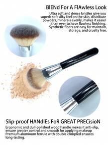 Princess Rose Rose Princess New Large Powder Powder Powder Setting Powder Makeup Blush Brush Beginners Single Beauty Tool Makeup Brush Makeup Artists Only