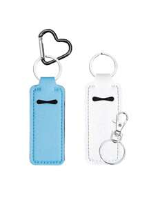 Chapsticks Holder Keychain For Lipstick Lip Balm Keychain Holder With Clip Stocking Stuffers For Women Winter,Lipstick Sleeve Pouch Lip Balm Bag,Portable Pocket Lip Gloss Tube Holder ,Travel Accessory,Lipstick Cover Key Chain, Multi-Function Accessories