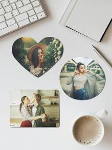 1个定制鼠标垫 - 个性化照片鼠标垫，办公用品和电脑桌配件，桌面装饰，定制照片鼠标垫，打印肖像，派对，情侣，父亲节，毕业，婚礼，乔迁，客厅，卧室，茶室，家庭，办公室，返校季，多功能，装饰性，可重复使用，现代，多彩，可爱，复古，卡通，卡哇伊，定制，个性化，独特，定制，员工，客户，学生，商务/工作/办公室，学校，办公室装饰 - 彩色 - 查看 7