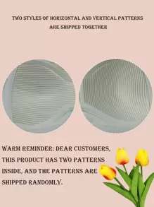 3pcs Girls Teen Printed Wirefree Push Up Bra - Multicolor - View 6