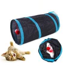 Cat Tunnel Pet Supplies Cat S T Pass Play Tunnel Foldable Cat Tunnel Cat Toy Breathable Drill Barrel For Indoor Loud Paper