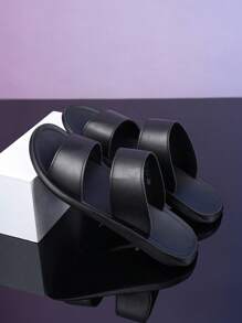 新款夏季男士拖鞋时尚休闲沙滩凉鞋平底拖鞋，适合青少年夏季休闲或户外运动或度假旅行或毕业礼物或生日礼服配饰 - 2501 - 查看 36