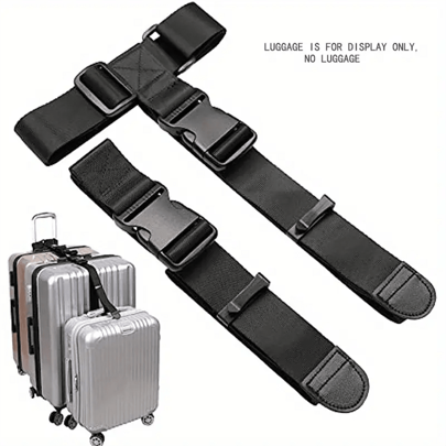 Luggage Connector Straps, Add A Bag Suitcase Strap Belt, Luggage Clip Link Toiletry Bag Travel Wash Bag Toiletry Travel Bag Makeup Storage Beach Beach Bag Vacation Holiday Essentials School Supplies Travel Essentials Ladies For College Dorm Bathroom Bag For School School Accessories School Stuff